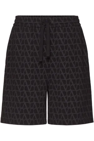 VALENTINO GARAVANI Toile Iconographe cotton bermuda shorts