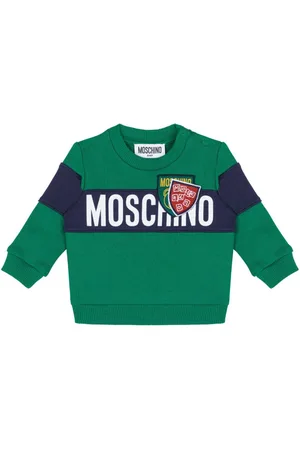 Moschino Logo-print cotton sweatshirt