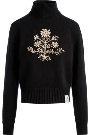 Bally Heritage Flower-embellished sweater