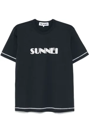 SUNNEI Flocked logo T-shirt
