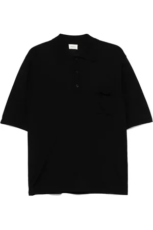 Saint Laurent Logo-embroidered polo shirt
