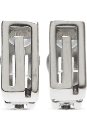 Givenchy 1990-2000s logo clip-on earrings