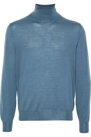 CANALI Roll-neck merino jumper