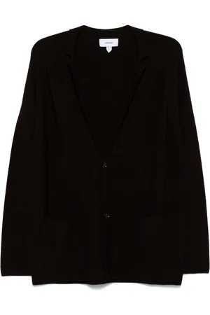 LARDINI Notched-lapels cardigan