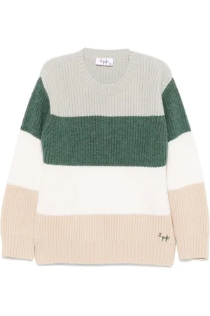 Il gufo Striped sweater