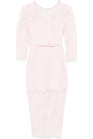 Self-Portrait Lace bustier midi dress