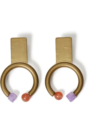 Twin-Set Circle embellished earrings
