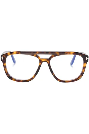Tom Ford Tortoiseshell-effect glasses