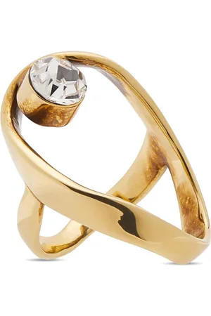 DRIES VAN NOTEN Waved jewel ring