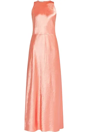 Vince Satin-weave maxi dress