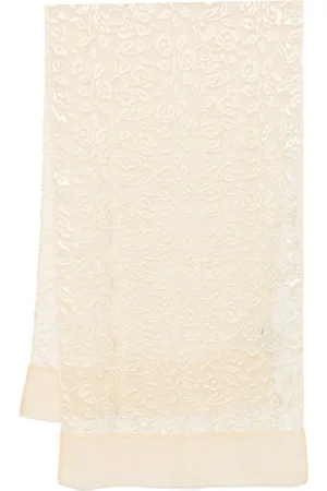 Giorgio Armani 2000s flocked scarf