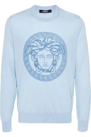 VERSACE Medusa-embroidered sweater