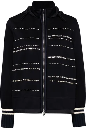 DICE KAYEK Crystal-embellished hooded jacket