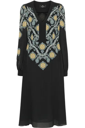 Etro Paisley midi dress
