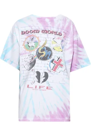 SAINT MXXXXXX X Lastman Door World cotton T-shirt
