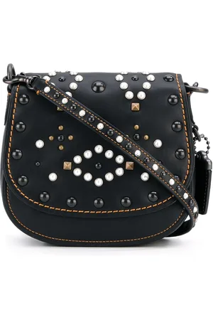 Coach Mini studded saddle bag