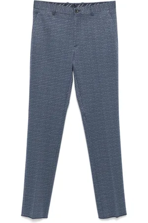 Etro Pattern-jacquard trousers