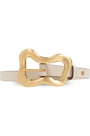 RAG&BONE Logo-buckle leather belt