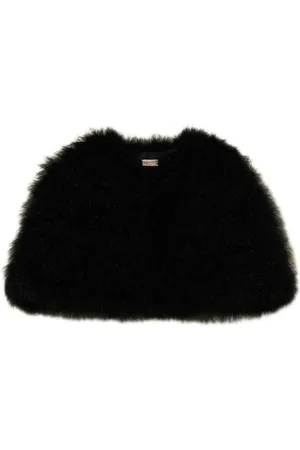 Twin-Set Feather cape