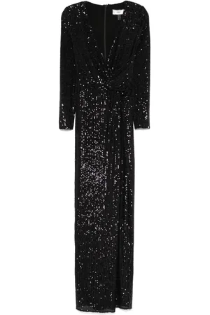 NISSA Sequinned maxi dress