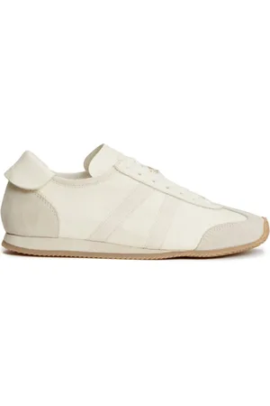 Fabiana Filippi Nappa leather-suede sneakers