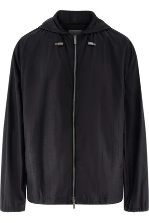 Salvatore Ferragamo Gancini-jacquard rain jacket