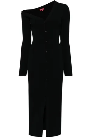 Staud Ribbed-knitted dress
