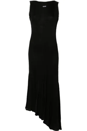 OFF-WHITE Logo-embroidered dress