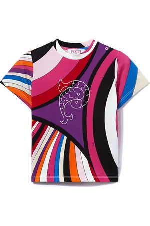 PUCCI Junior Iride-print T-shirt