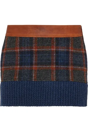 Dsquared2 Logo-plaque knitted mini skirt