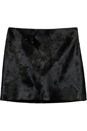 Prada Leather mini skirt
