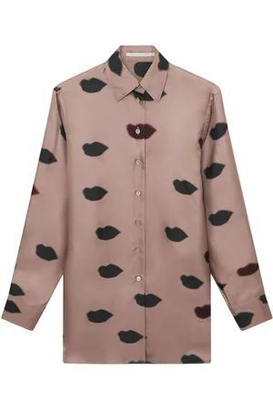 Stella McCartney Lips-print shirt