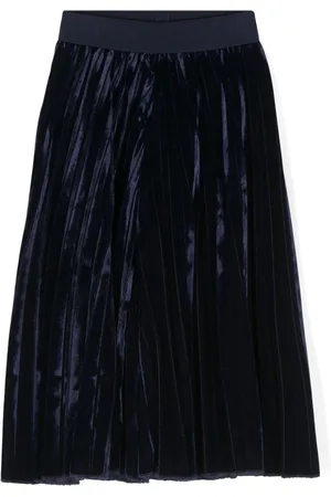 MONNALISA Velvet wide-leg trousers