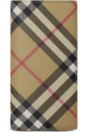 Burberry Check-pattern bi-fold wallet
