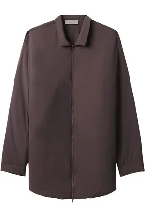 FEAR OF GOD Logo-embossed zip-up shirt jacket