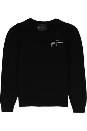 John Richmond Embroidered-logo sweater