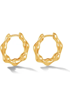 Dower and Hall Hinged Huggie hoop earrings