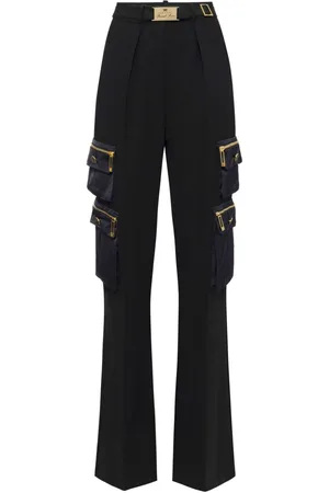 Elisabetta Franchi Belted straight trousers