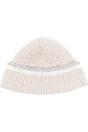 N.PEAL Sparkle trim beanie