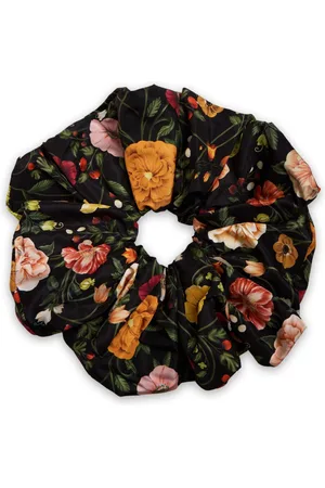 La DoubleJ Giga floral-patterned scrunchie