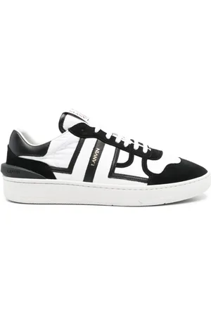 Lanvin Panelled lace-up sneakers