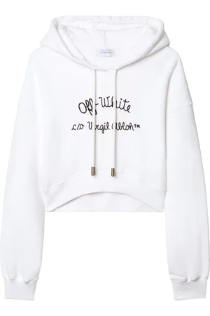 OFF-WHITE Embroidered-logo hoodie
