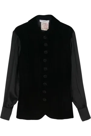 Dior 1970s velvet shirt jacket