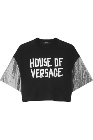 VERSACE Logo-print T-shirt