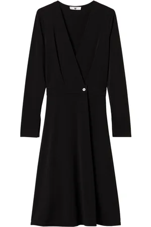 Twin-Set Wrap-button fastening dress