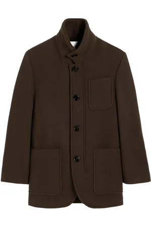 Ami High-neck wool coat