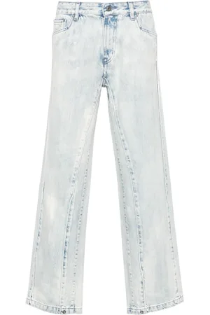 PDF Towers mid-rise straight-leg jeans