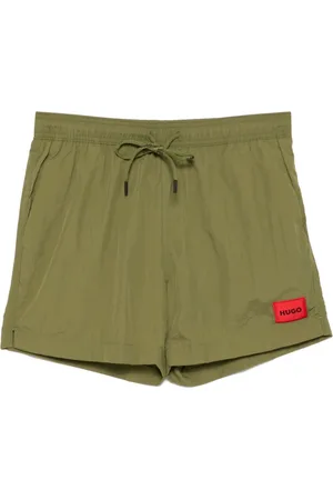 HUGO BOSS Logo patch swim shorts