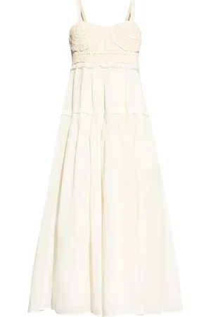 ULLA JOHNSON Panelled midi dress
