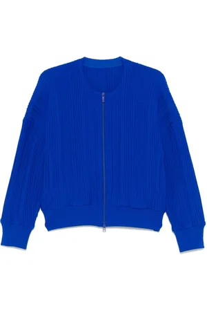 PLEATS PLEASE ISSEY MIYAKE Crepe Knit jacket